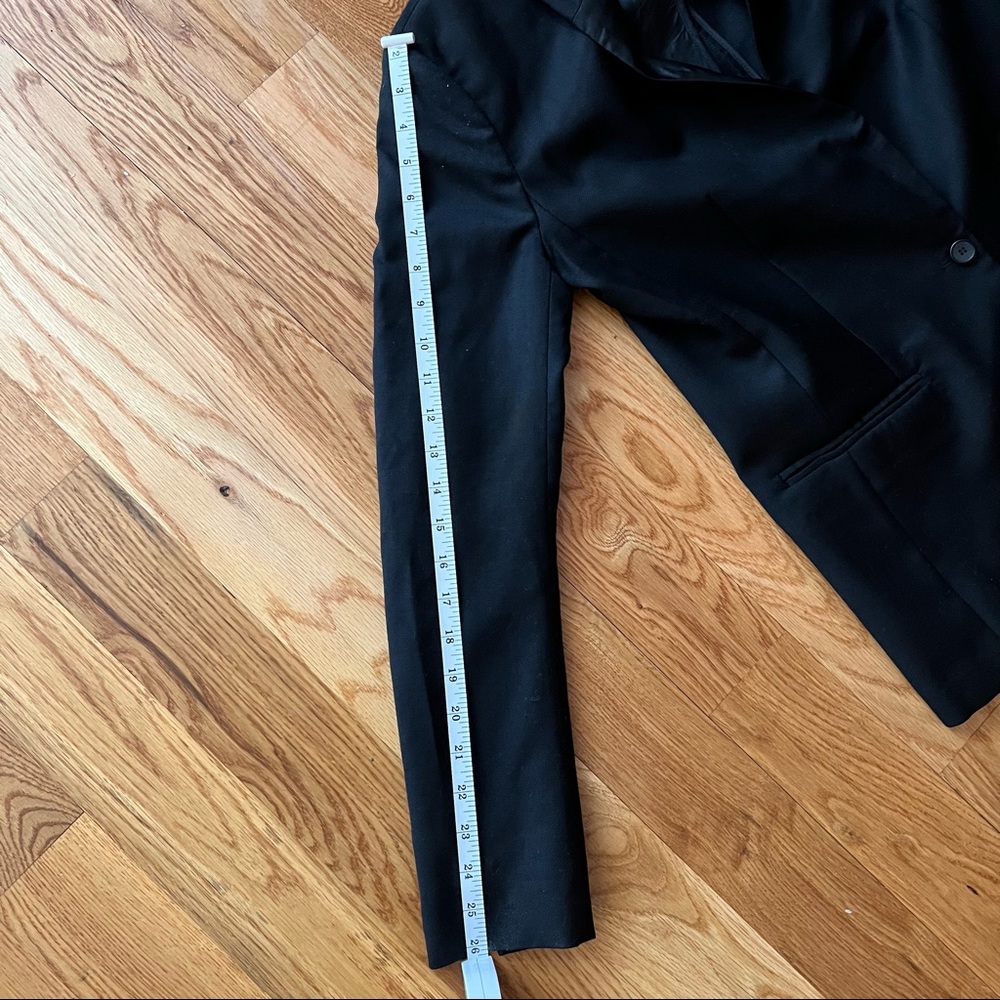 MM6 Maison Martin Margiela Black Women's Blazer | Size 6 - Picture 4 of 5